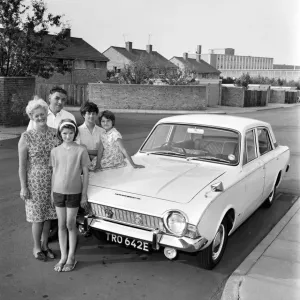 Ford Corsair Print: 1964 Family Photo Ford Corsair Print: 1964 Family Photo