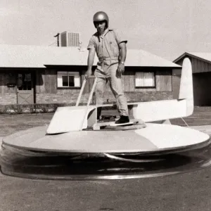 "Transport Hovercraft Print: DIY Flying Saucer Development"