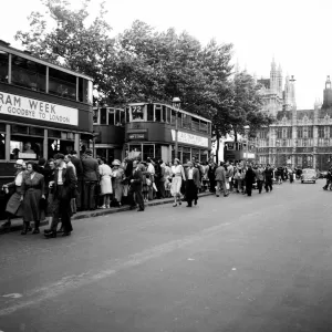 Transport Trams Londons last Tram July 1952 Transport Trams Londons last Tram July 1952