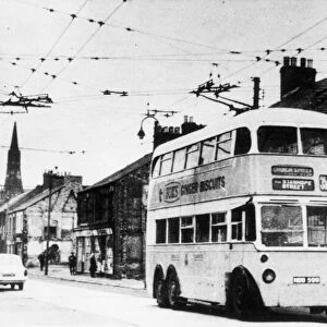 Trolleybus No 599 the last to be used in service in Newcastle