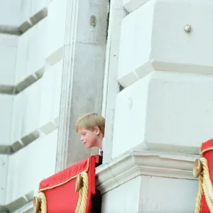 Print of Prince Harry at Trooping the Colour, Buckingham Palace