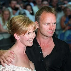 Trudie Styler and her husband Sting at the gala charity premiere of her new film "
