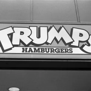Trumps'hamburger restaurant. 11th January 1981 Trumps'hamburger restaurant. 11th January 1981