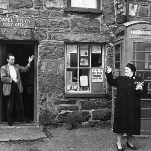 Tryweryn Valley Print: Capel Celyn Post Office Scene