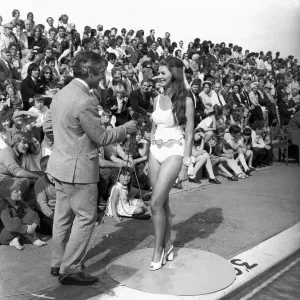 Tynemouth Open Air Swimming Pool Print 1971