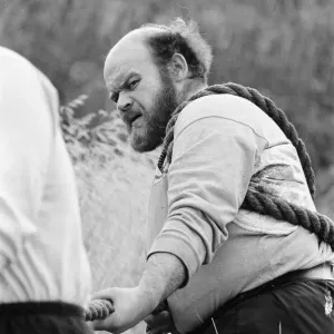 Tug of War Competition across the River Great Ouse aka Old West River in Stretham