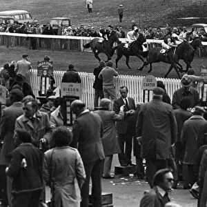 Turf Accountants seen here at Redcar Racecourse. 22nd May 1980