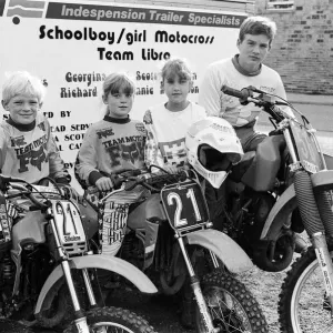 Turning up for a big international youth motocross event at the weekend in Leicestershire Turning up for a big international youth motocross event at the weekend in Leicestershire