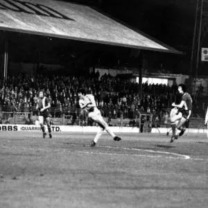 turns and hammers home a super shot after just six minutes of the game v Chesterfield turns and hammers home a super shot after just six minutes of the game v Chesterfield