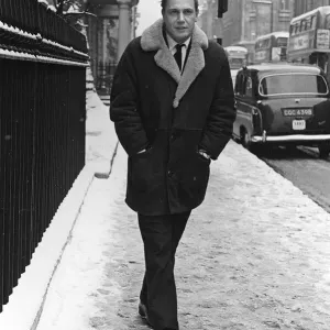David Attenborough Print - 5th March 1965 Snowy Morning David Attenborough Print - 5th March 1965 Snowy Morning