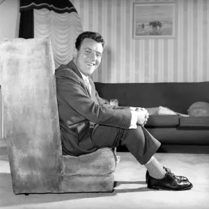 TV presenter Eamon Andrews. 1957 A255-007