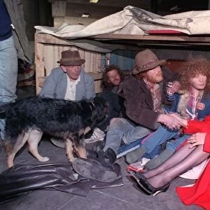 Tv presenter Esther Rantzen & The Homeless 1990