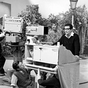 TV programmes "Square World": Michael Bentine seen here on the set of The