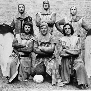 TV Progs Monty Pythons Flying Circus gang at Dounne Scotland John Cleese Eric Idle