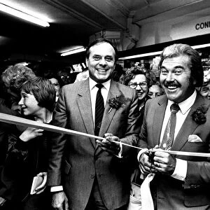 TV sports personality Dickie Davies was a guest of honour at Binns department store in