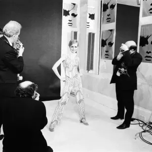 Twiggy Launches The Twiggy Look Collection Print 1967