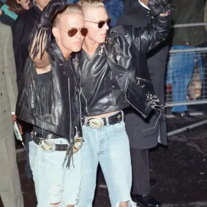 Twin Brothers Bros Arrive at the Brit Music Awards Print Twin Brothers Bros Arrive at the Brit Music Awards Print