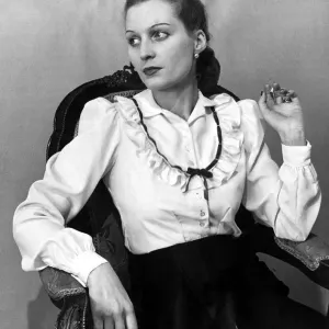 1948 Two-way Blouse Print Fashion Clothing Shoot