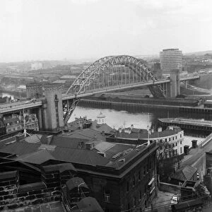 The Tyne Bridge spanning the River Tyne, North East England