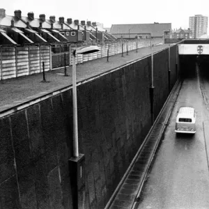 The Tyne Tunnel, runs under the River Tyne from Howdon in North Tyneside to Jarrow in The Tyne Tunnel, runs under the River Tyne from Howdon in North Tyneside to Jarrow in