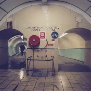 The Tyne Tunnel, runs under the River Tyne from Howdon in North Tyneside to Jarrow in The Tyne Tunnel, runs under the River Tyne from Howdon in North Tyneside to Jarrow in