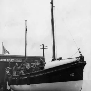 Print of The Tynemouth lifeboat in launch and test Print of The Tynemouth lifeboat in launch and test