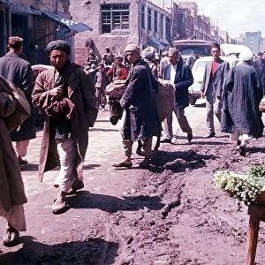 Typical market scene in Kabul the capital of Afghanistan