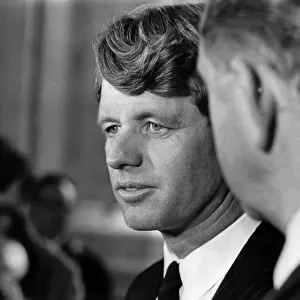 U. S. Senator Robert Kennedy with Commonwealth Secretary Mr