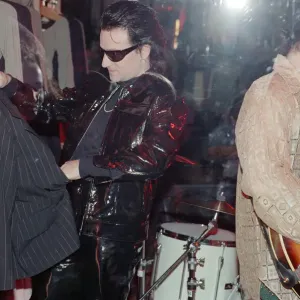 U2 filming the video for their single Even Better Than the Real Thing U2 filming the video for their single Even Better Than the Real Thing