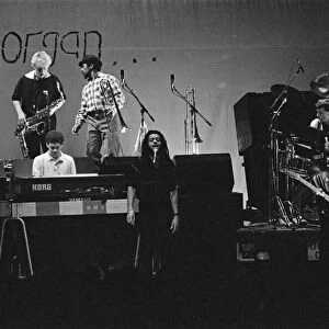 UB40 performing in concert at the Odeon Birmingham. 12th December 1984