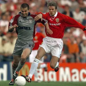 UEFA Champions League Final at the Nou Camp, Barcelona. Manchester United 2 v UEFA Champions League Final at the Nou Camp, Barcelona. Manchester United 2 v