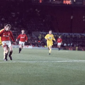 UEFA Champions League Group A match at Old Trafford. Manchester United 4 v UEFA Champions League Group A match at Old Trafford. Manchester United 4 v