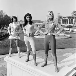 UFO, TV Series. Actresses from the science fiction series about an alien invasion of UFO, TV Series. Actresses from the science fiction series about an alien invasion of