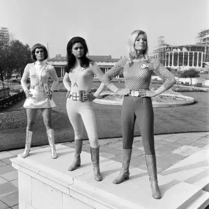 UFO, TV Series. Actresses from the science fiction series about an alien invasion of UFO, TV Series. Actresses from the science fiction series about an alien invasion of