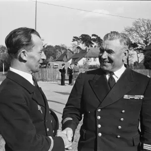 Un-named Free French Naval officers at their barracks in Southern England 5th May 1944 Un-named Free French Naval officers at their barracks in Southern England 5th May 1944