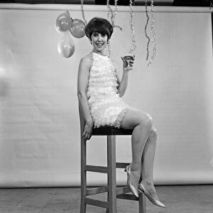 Una Stubbs wishes you a Happy New Year from the TV Centre, BBC Wood Lane, West London