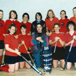 The under-18s of Stockton Womens Hockey Club are the champions of the North without The under-18s of Stockton Womens Hockey Club are the champions of the North without