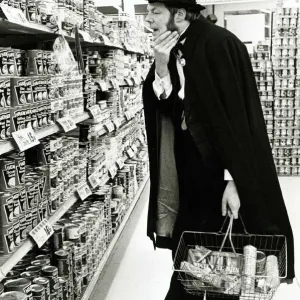 unemployed Artist Brian Moore dressed in a victorian frock coat unemployed Artist Brian Moore dressed in a victorian frock coat