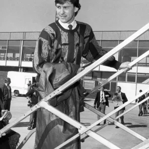 Bryan Robson at Turin Airport, 23rd April 1984 Print Bryan Robson at Turin Airport, 23rd April 1984 Print