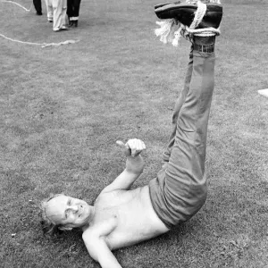 Upside Down Straight Jacket Escape Print, August 1968 Upside Down Straight Jacket Escape Print, August 1968