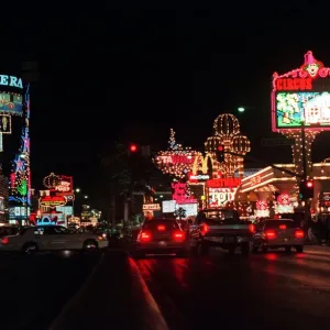 USA - Las Vegas Boulevard at night USA - Las Vegas Boulevard at night