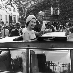 USA Tour. The Queen and The Duke of Edinburgh in Harlem, New York. 12th July 1976 USA Tour. The Queen and The Duke of Edinburgh in Harlem, New York. 12th July 1976