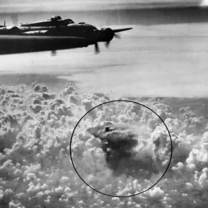 USAF Flying Fortresses Bomb Huls Factory Print
