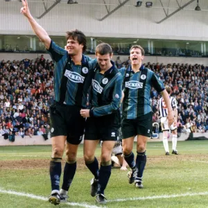 Uwe Fuchs Print, West Bromwich Albion vs Middlesbrough 1995