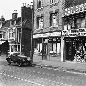 Uxbridge High Street, Greater London, circa 1929