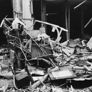 V1 flying bomb attack, Aldwych, London. One of the deadliest attacks
