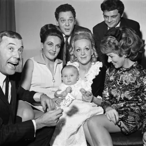 Val Doonican at Baby Russell White's Christening Print, 1968