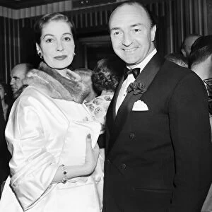 Valerie Hobson and husband John Profumo Minister of State for Foreign Affairs seen here