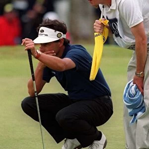 Van Der Velde golfer at the British Open Golf July 1999 Championship at Carnoustie