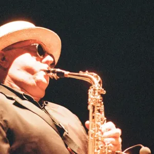 Van Morrison in concert at St Davids Hall, Cardiff, Wales, Friday 1st September 1995